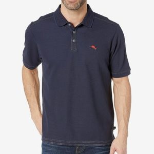 Tommy Bahama Emfielder 2.0 Men's navy blue Polo shirt Size XL in great condition